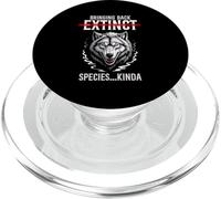 Recuperando Especies extintas. Amantes de los Lobos. Espírit PopSockets PopGrip para MagSafe