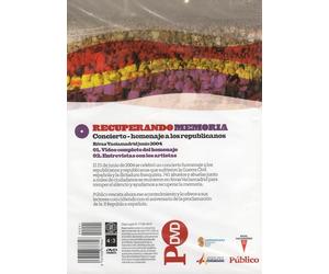 Recuperando Memoria: DVD Concierto-Homenaje a los Republicanos Edición Slim