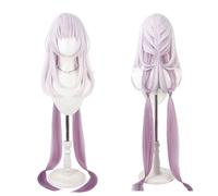 Recuriey Honkai Star Rail Peluca de Cosplay - Peluca de Castorice Morado Degradado, Pelucas de Mujer para Anime Expo, Eventos de Cosplay, Fiestas, Halloween,Castorice,110cm