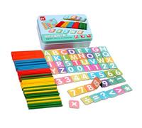 Recursos De Aprendizaje-aprendizaje Educativo | Libro De Aprendizaje Ocupado, Madera Palos Para Contar Para Niños Manipuladores Matemáticos Práctica De Escritura Cuadernos De Trabajo Para Jardín De In