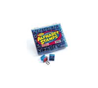 Recursos de aprendizaje Estampas de alfabeto en maysculas Conjunto de 26 letras y puntuacin Sellos de 4+ cartas para nios suministros de regreso a