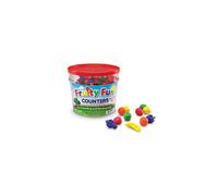 Recursos de aprendizaje Fruity Fun Counters Juego de juguetes educativos para contar y clasificar (108 unidades)