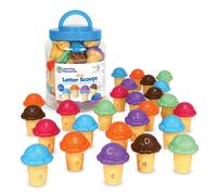 Recursos de aprendizaje Mini Cartas Scoops - Juguetes de aprendizaje preescolar para nios 3 Juguetes apilados para nios pequeos y nios Montessori