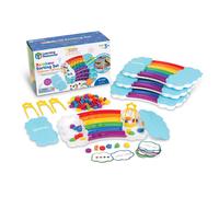 Recursos de aprendizaje Rainbow Sorting Set Classroom Edition 144 Pieces 3+ Suministros de habilidades de Motor Motor Suministros de maestros Suminis