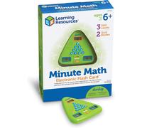 Learning Resources Minute Math, 6-10 Años, Juego Electrónico de Matemáticas, Mejora el Cálculo Mental con Desafíos Flash