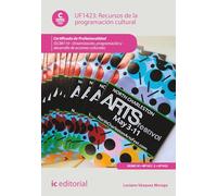 Recursos de la programación cultural. SSCB0110 - Dinamización, programación y desarrollo de acciones culturales