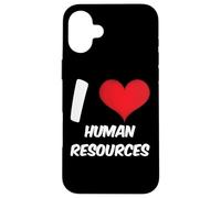 Recursos Humanos de Red Heart, me Encanta RRHH Carcasa para iPhone 16 Plus