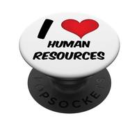 Recursos Humanos de Red Heart, me Encanta RRHH PopSockets PopGrip Adhesivo