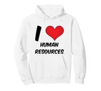 Recursos Humanos de Red Heart, me Encanta RRHH Sudadera con Capucha