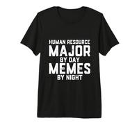 Recursos Humanos Major by Day Memes Noche Empleos de Recursos Humanos Camiseta Premium