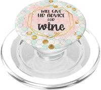 Recursos Humanos Mujeres Que aman el Vino Amante HR Compañera de Trabajo PopSockets PopGrip para MagSafe