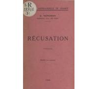Récusation (ebook)