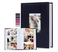 RECUTMS Álbum de fotos de 300 bolsillos, 4 x 6 pulgadas, papel de papel, página interior, cubierta de piel sintética, álbum de fotos, álbum de fotos, día de San Valentín, Navidad, vacaciones, regalo