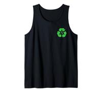 Recycle Symbol Logo Earth Day Green Deal Climate Change Camiseta sin Mangas