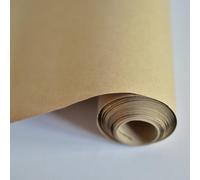 RECYCOOL Papel kraft marrón de 100 cm x 5 m, rollo de papel ecológico, 100% reciclado, biodegradable, versátil, para embalaje, manualidades, manteles