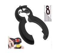 (Red)6 In 1 Multi Function Jar Twist Bottle er, 6 In 1 Can er , All In One Jar Gripper Can Wine Beer Lid Twist Off Jar er Claw