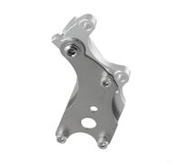 Red Aluminum Bike Frame Disc Brake Converter Kit(silver) | Aluminum alloy build, 120mm length, black finish, fits quick release wheels, stable braking performance
