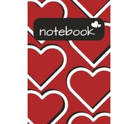 Red and Black Hearts Notebook | Journal: Creative writing | Note-taking | Gift idea | and more
