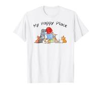 Red and Howling My Happy Place Camiseta