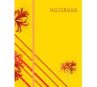 Red and Yellow Floral A4 Journal Style Notebook: Assignment or project book