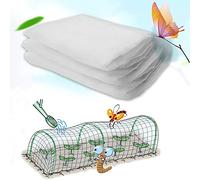 Red Anti Insectos,80-Mallas Túnel de Cultivo de Malla Fina para Protección de Plantas,Red Antipájaros para Flores, Frutas, Verduras,1x1m Red de Protección contra Insectos