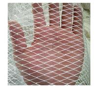 Red antipájaros de Nailon Blanco de 2 m x 10 m. Malla Protectora para Jardines y Cultivos, Ideal para Gatos, Perros y gallinas, 18 hebras de 3 cm, Uso en Exteriores.