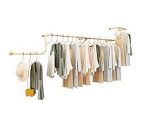 RED AS FIRE - Perchero de pared resistente para tienda de ropa, expositor para tienda de ropa, expositor de ropa comercial, elegante accesorio de tienda de ropa