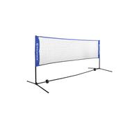 SONGMICS Red de Bádminton de 3 m, Red de Voleibol con Postes Ajustables en Altura, Red Portátil para Tenis Juvenil, Voleibol de Playa, para Jardín, Parque al Aire Libre, Azul SYQ300V1