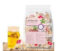 Red Bean and Coix Seed Tea, Herbal Tea for Dampness Clearing, 30 Individually Wrapped Bags (1pac)