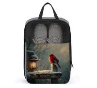 Red Bird Ion The Wooden Sign Dreamy - Bolsa para zapatos de viaje, uso diario, antipolvo