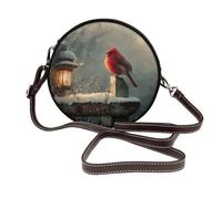 Red Bird Ion The Wooden Sign Dreamy - Bolso cruzado redondo de piel para mujer