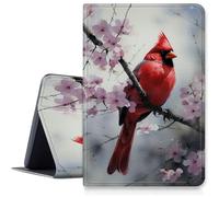 Red Bird Sakura Blossoms - Funda para Samsung Galaxy Tab A7 Lite de 8.7 pulgadas, modelo 2021 (SM-T220/T225/T227), funda de piel sintética con múltiples ángulos de visión y soporte plegable para