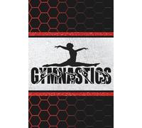 Red, Black, and Silver Gymnastic Poses: Blank 120 Page Lined Journal/Notebook/Poetry/Lyric Book