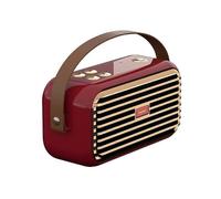 (red) Bluetooth Speakers Retro Wireless Small Stereo Ornament Speaker Funky Gifts
