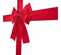 Red Bows For Christmas Tree - Burgundy Christmas Decorations, Burgundy Bows, Large Ribbon Home Decor Red Cabinet Bow For Party Farmhouse Front Door Wall Wreath Tree Bedroom Indoor Outdoor Holiday