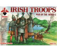 Red Box RB72044 - 1:72 Irlandés Tropas, War Of The Roses 5 - Nuevo