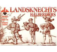 Red Box RB72059 Kit Figuras Landsknechts 1:72 Halberdiers Siglo XVI - Nuevo