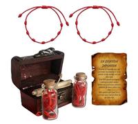 Red Bracelet For Protection - 8×6×6cm Adjustable Red String Knot Jewelry, Couple Relationship Thread Bracelet For Women Couple Boyfriend Girlfriend Wedding Engagement Valentines Day Party Birthday