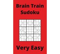 Red Brain Train Sudoku Book, 9x9 Puzzles, 150 Pages, 5x8, Very Easy