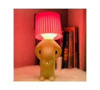 (Red)brand-new Creative Lamp Naughty Boy Shy Man Small Night Lamp Home Decoration Eu Plug[PB]
