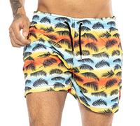 RED BRIDGE Bañador Corto con Pluma Estampadas y Secado rápido para Hombre Feather Multicolor M