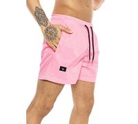 RED BRIDGE Bañador Shorts de natación Pantalones Cortos de baño de Secado rápido Rosa L