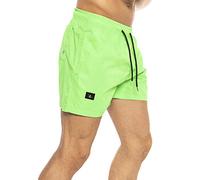 RED BRIDGE Bañador Shorts de natación Pantalones Cortos de baño de Secado rápido Verde S