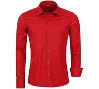 RED BRIDGE Camisa Informal Ajustada para Hombre, Slim fit