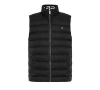 Red Bridge - Chaleco para hombre con cuello alto, diseño de burbujas grandes, Negro , L