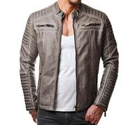 Red Bridge Chaqueta de Hombres Cuero Sintética, Algodón y Cuero Real Moda Cazadora