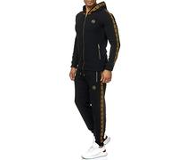 RED BRIDGE Conjunto deportivo con logotipo laterales estampado para hombre Negro