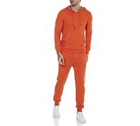 RED BRIDGE Conjunto deportivo para hombre Chándales Pantalón Suéter Set Naranja XL