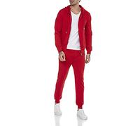 RED BRIDGE Conjunto deportivo para hombre Chándales Pantalón Suéter Set Rojo M