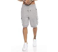 RED BRIDGE Pantalones Cortos Deportivos con Bolsillos Grandes Laterales para Hombre Gris